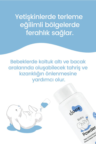 Clooe Organik Bebek Pudrası kullanım görseli