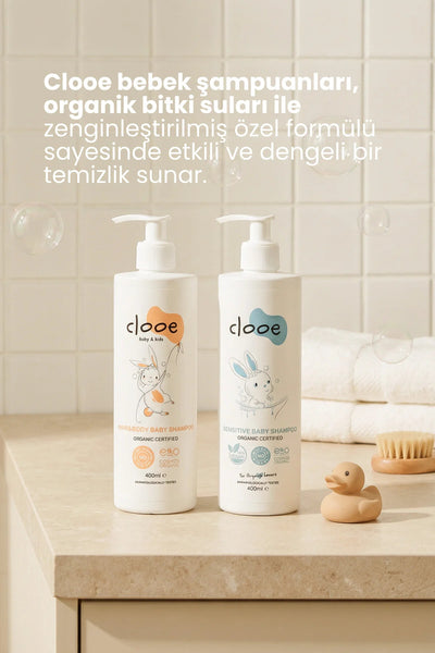Clooe Organik Bebek Saç-Vücut Şampuanı ek görsel
