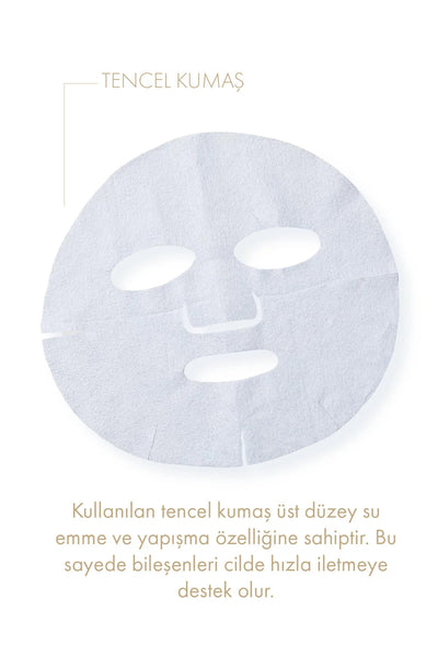 Dermal Pirinç Özlü Tek Kullanımlık Kağıt Yüz Maskesi