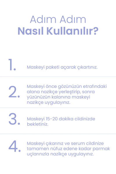 Dermal Arbutin Özlü Tek Kullanımlık Kağıt Yüz Maskesi