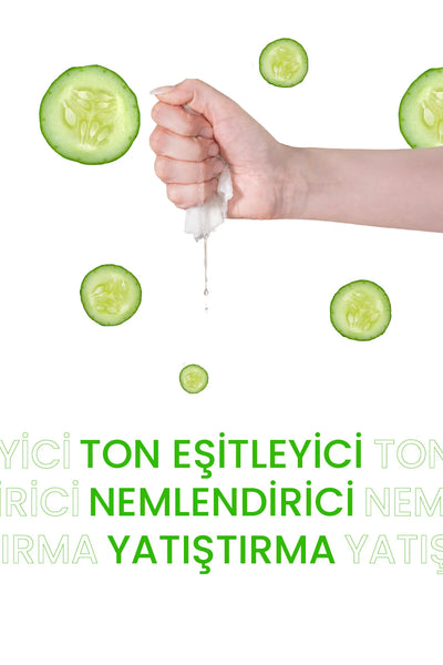 Dermal Salatalık Özlü Tek Kullanımlık Kağıt Yüz Maskesi