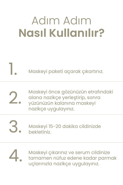 Dermal Syn-ake Özlü Tek Kullanımlık Kağıt Yüz Maskesi