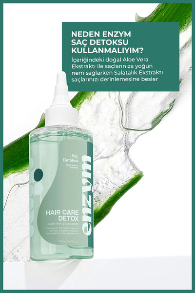 Enzym Cosmetics Aloe Vera & Salatalık Saç Toniği 200 ml