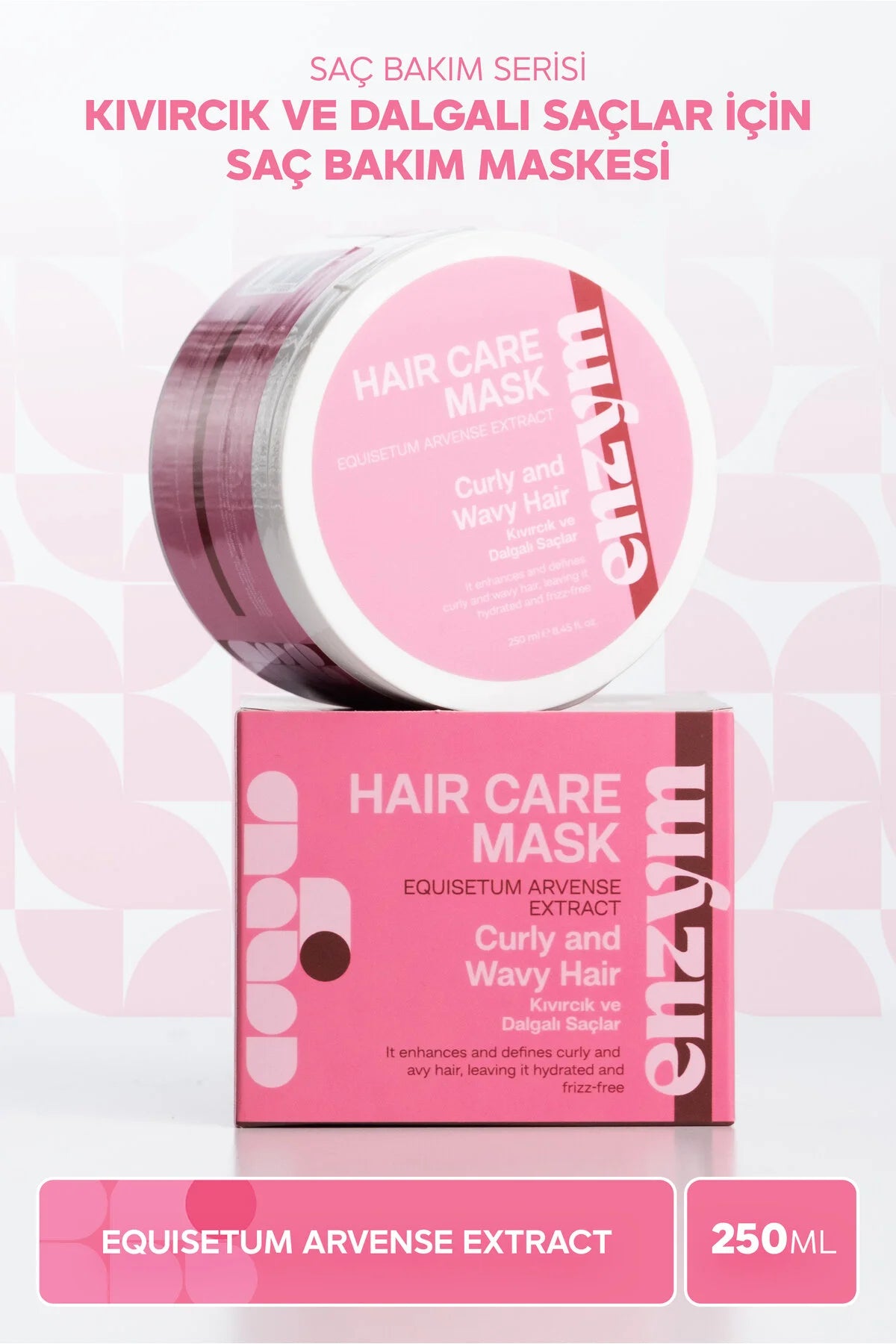 Enzym Cosmetics Bukle Belirginleştirici Saç Bakım Maskesi 250 ml