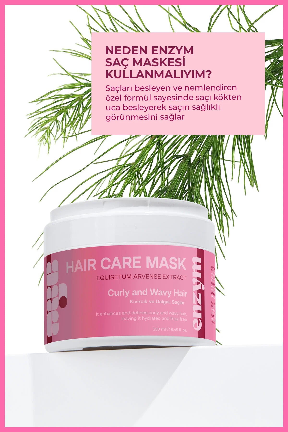 Enzym Cosmetics Bukle Belirginleştirici Saç Bakım Maskesi 250 ml