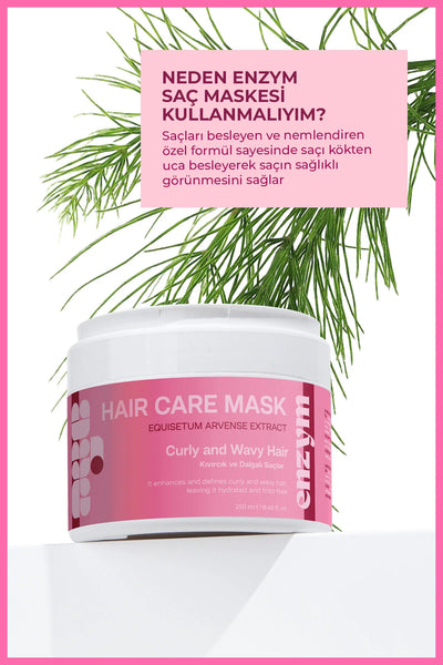 Enzym Cosmetics Bukle Belirginleştirici Saç Bakım Maskesi 250 ml