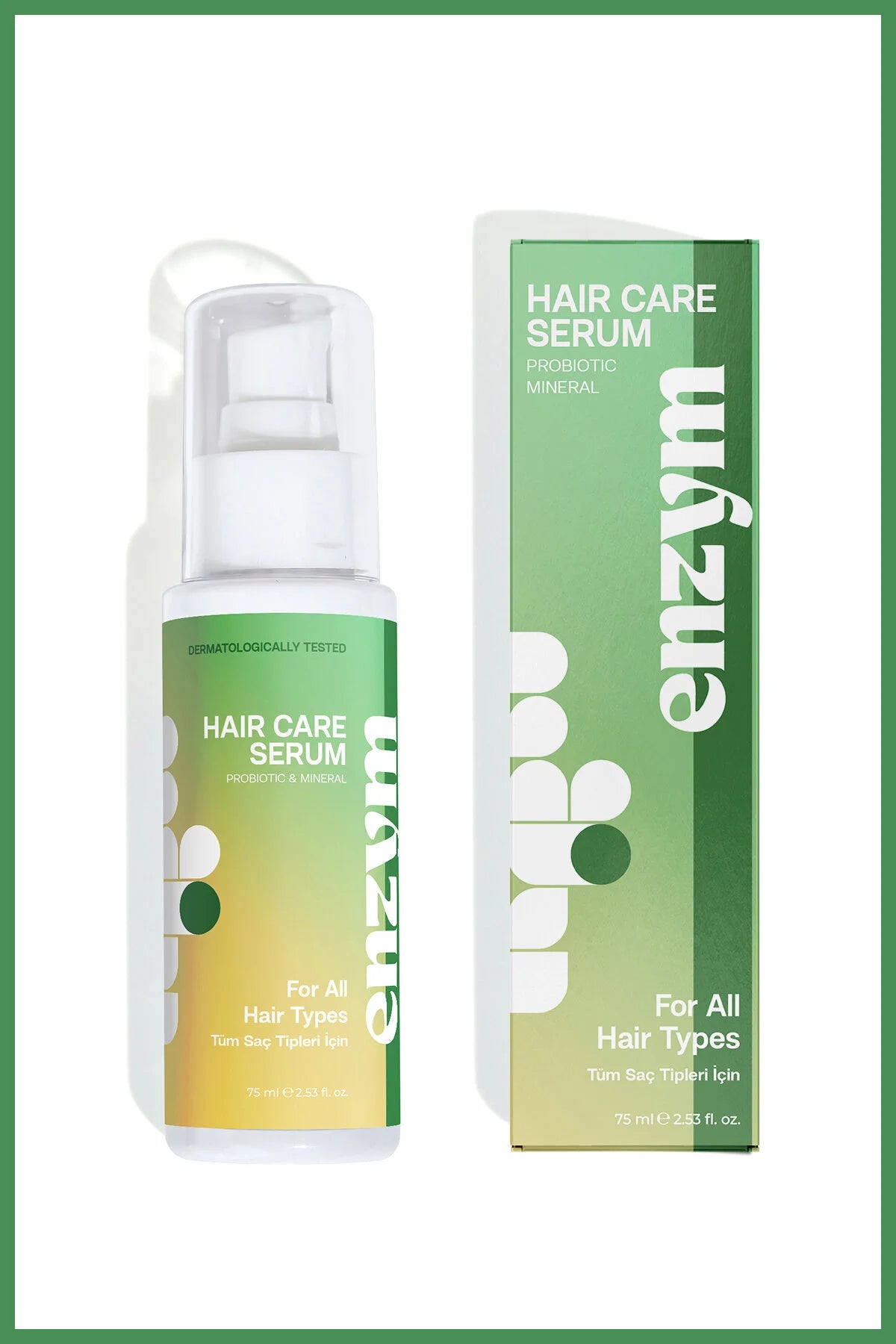Enzym Cosmetics Probiyotik & Mineral Onarıcı Saç Serumu 75 ml