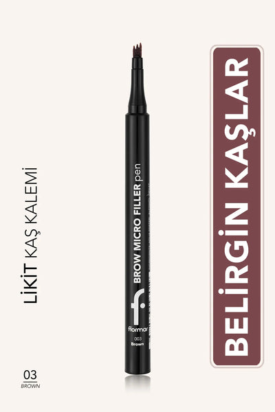 Flormar Brow Micro Filler Pen – 03 Brown