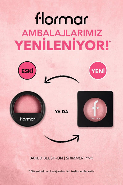 Flormar Baked Blush-On Allık 040 Shimmer Pink