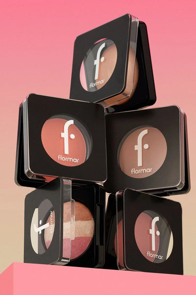 Flormar Baked Allık 040 Shimmer Pink kullanım görseli