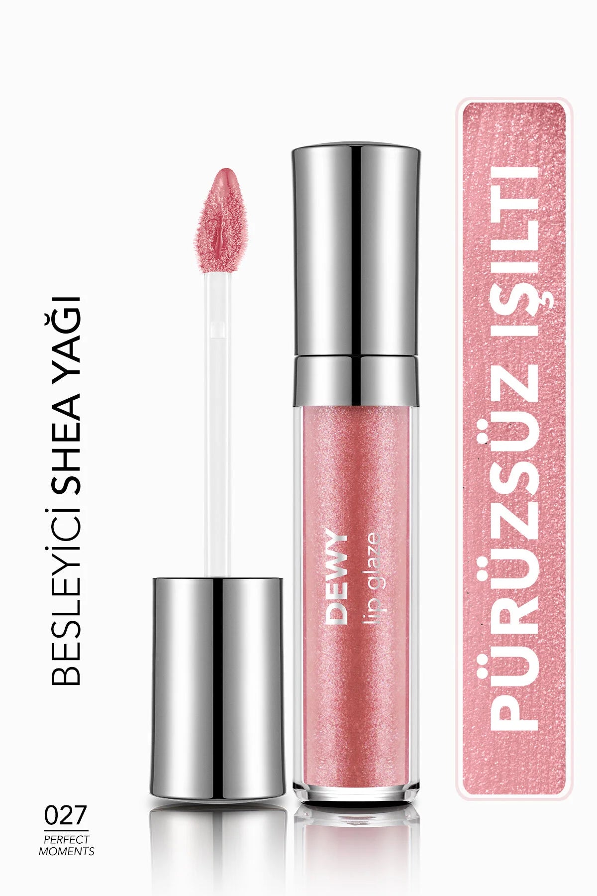 Flormar Dewy Lip Glaze Nemlendirici Yarı Transparan Dudak Parlatıcısı – 027 Perfect Moments