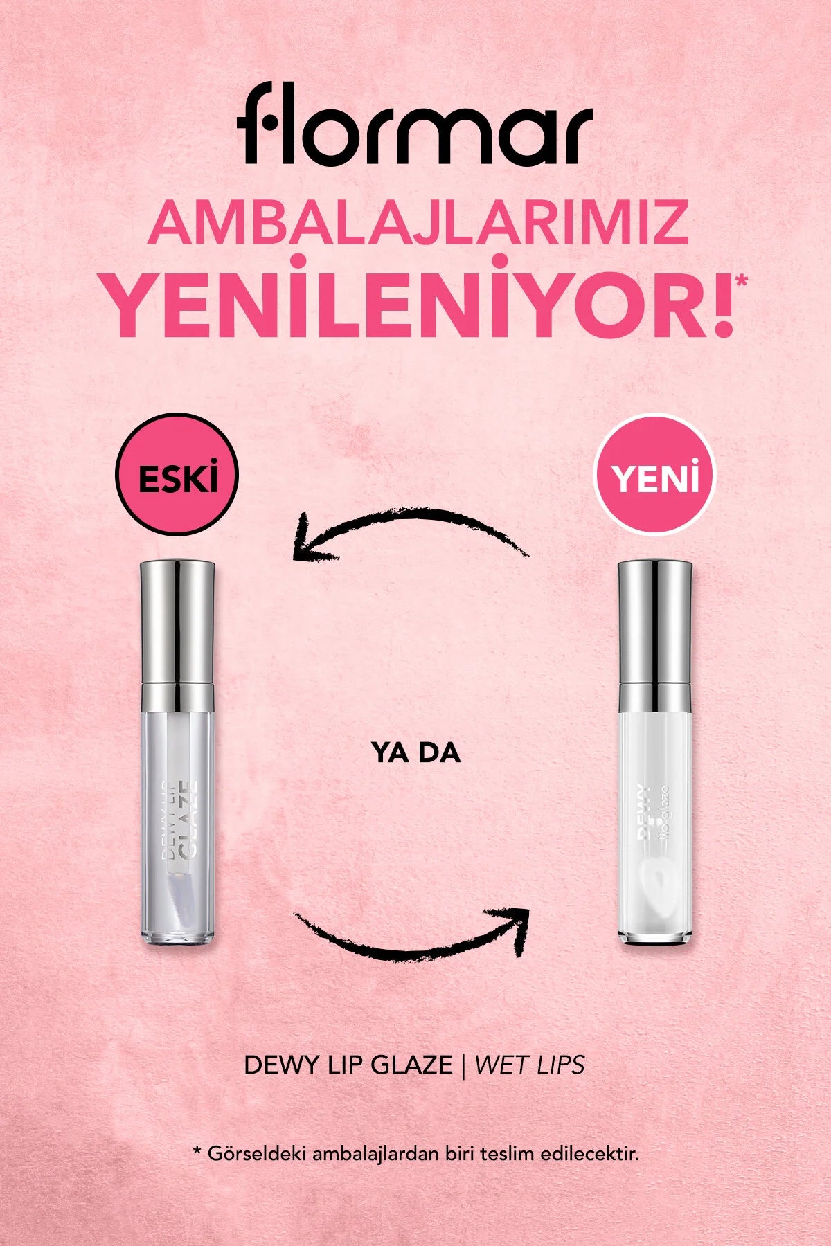 Flormar Dewy Lip Glaze 001 Wet Lips ürün detay görünümü
