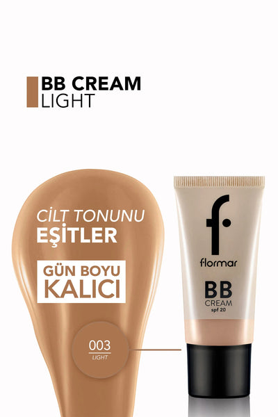 Flormar Doğal Bitişli SPF20 BB Krem – 003 Light