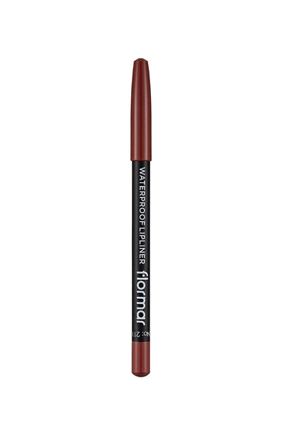 Flormar Suya Dayanıklı Dudak Kalemi – Waterproof Lipliner 211 Classical Brown