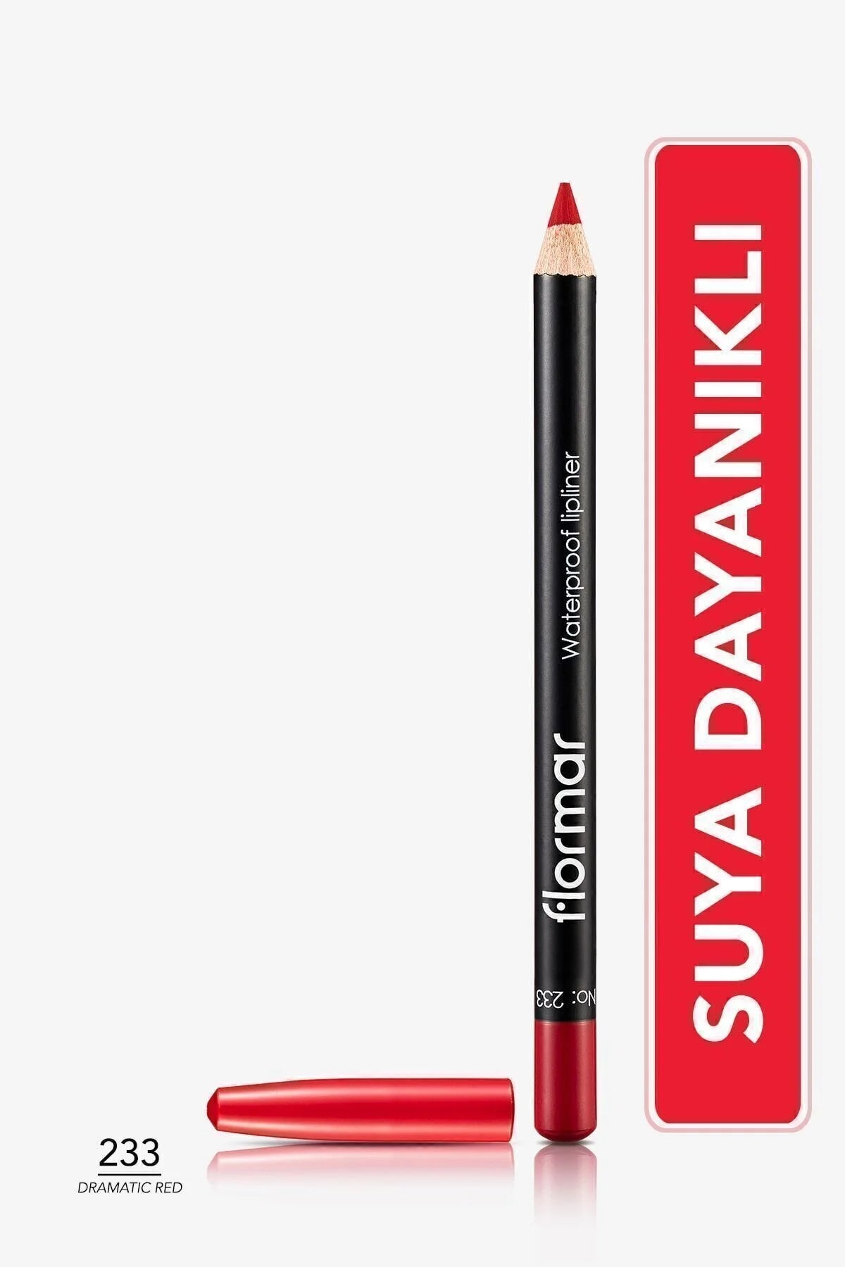 Flormar Suya Dayanıklı Dudak Kalemi – Waterproof Lipliner 233 Dramatic Red