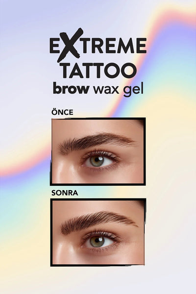 Flormar Extreme Tattoo Şeffaf Kaş Jeli ambalaj görünümü