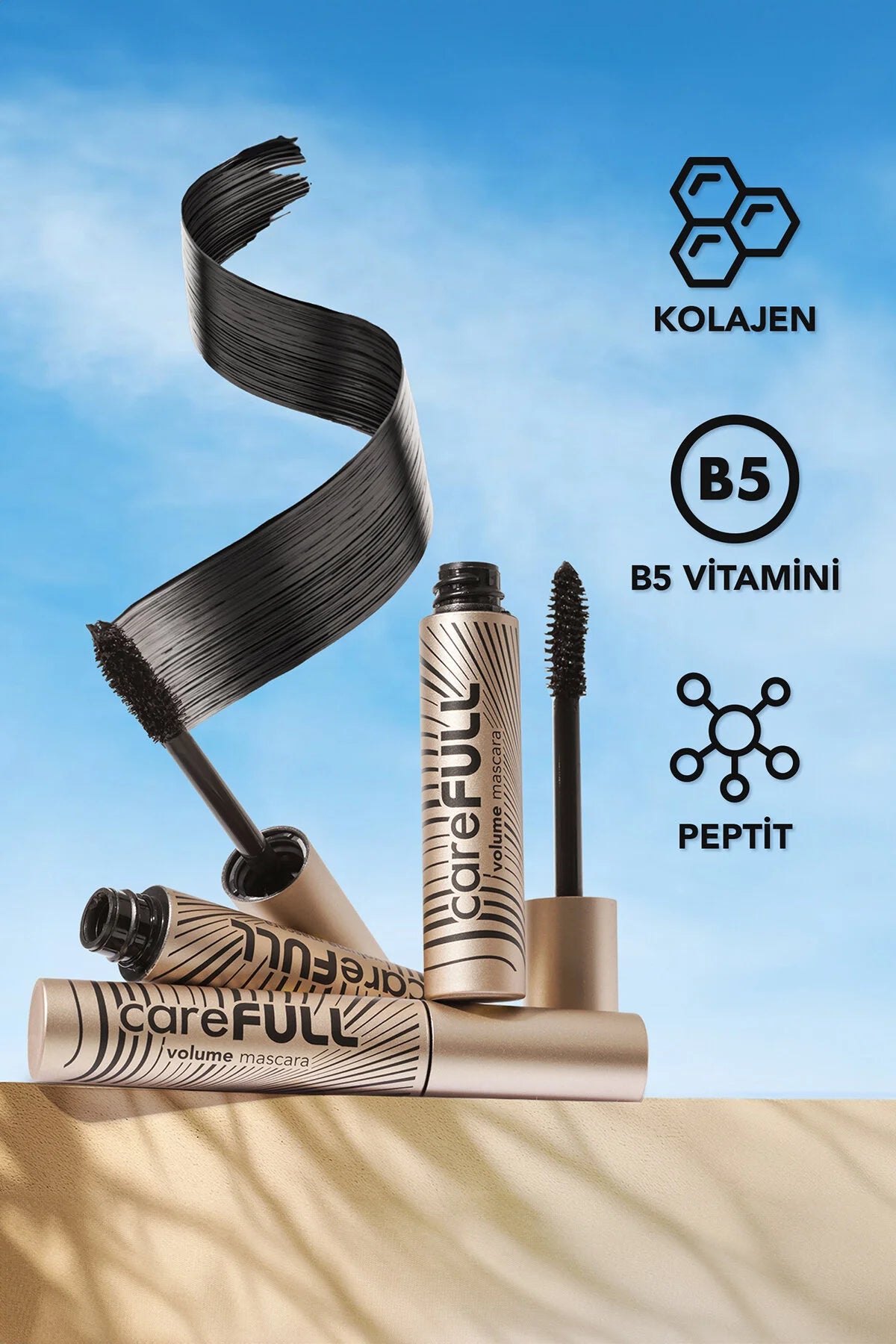 Flormar Hacim Veren Besleyici Maskara ürün detay görseli