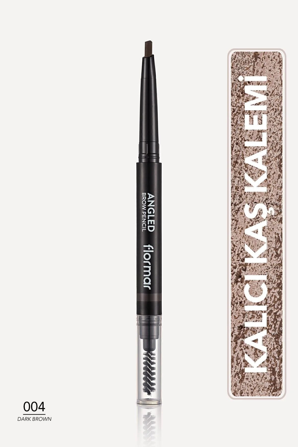 Flormar Açılı Kaş Kalemi 004 Dark Brown önden görünüm