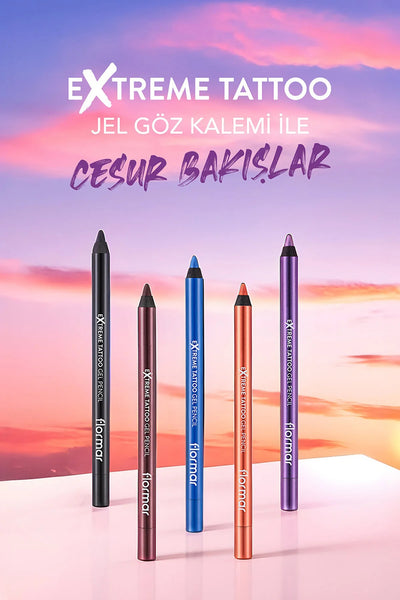 Flormar Extreme Tattoo Gel Pencil doku yakın çekim