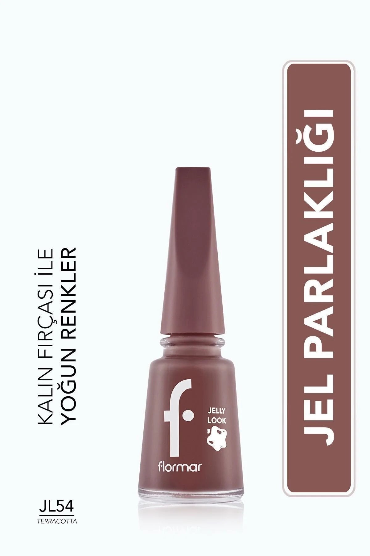Flormar Jelly Look Oje Terracotta önden görünüm