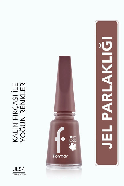 Flormar Jelly Look Oje Terracotta önden görünüm