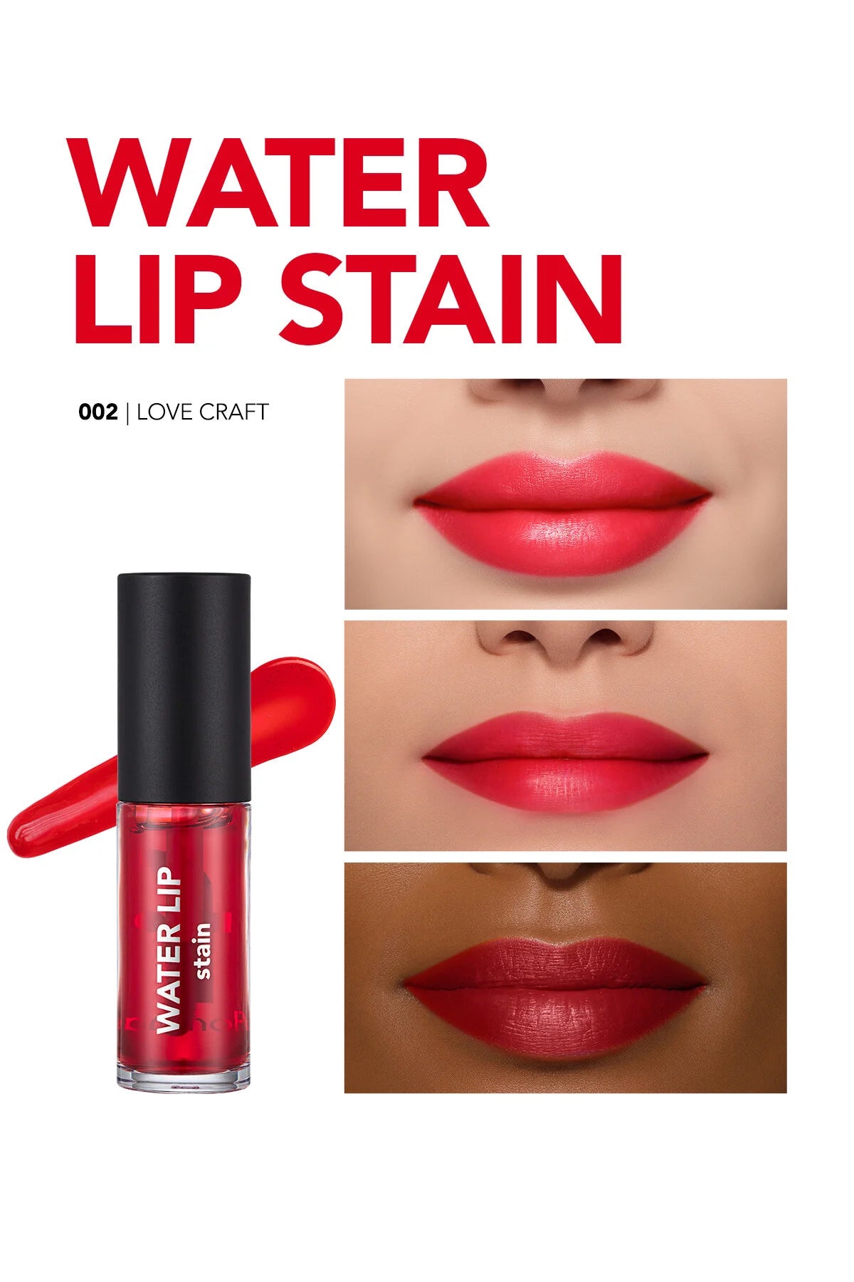 Flormar Water Lip Stain Love Craft kullanım görseli