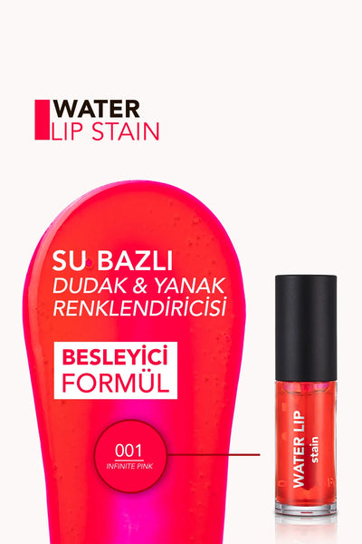 Flormar Water Lip Stain Infinite Pink detay görünüm