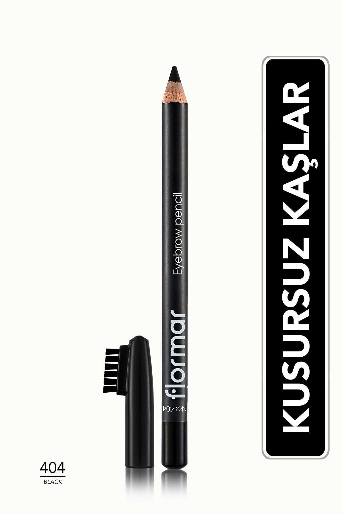 Flormar Eyebrow Pencil Kaş Kalemi – 404 Black