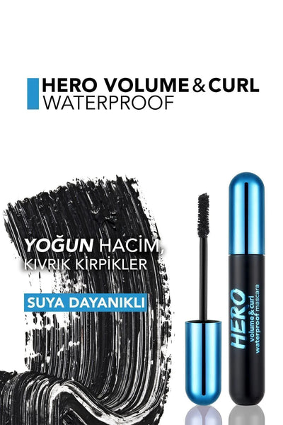 Flormar Hero Volume & Curl Suya Dayanıklı Maskara ürün detay görseli