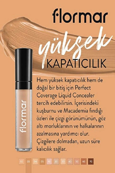 Flormar Perfect Coverage / Koyu Halka Likit Kapatıcı ürün detay görseli