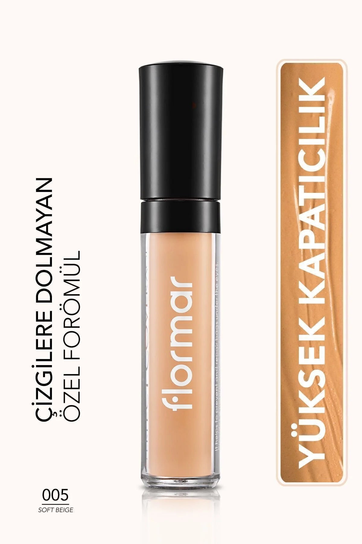 Flormar Perfect Coverage Likit Kapatıcı – 005 Soft Beige
