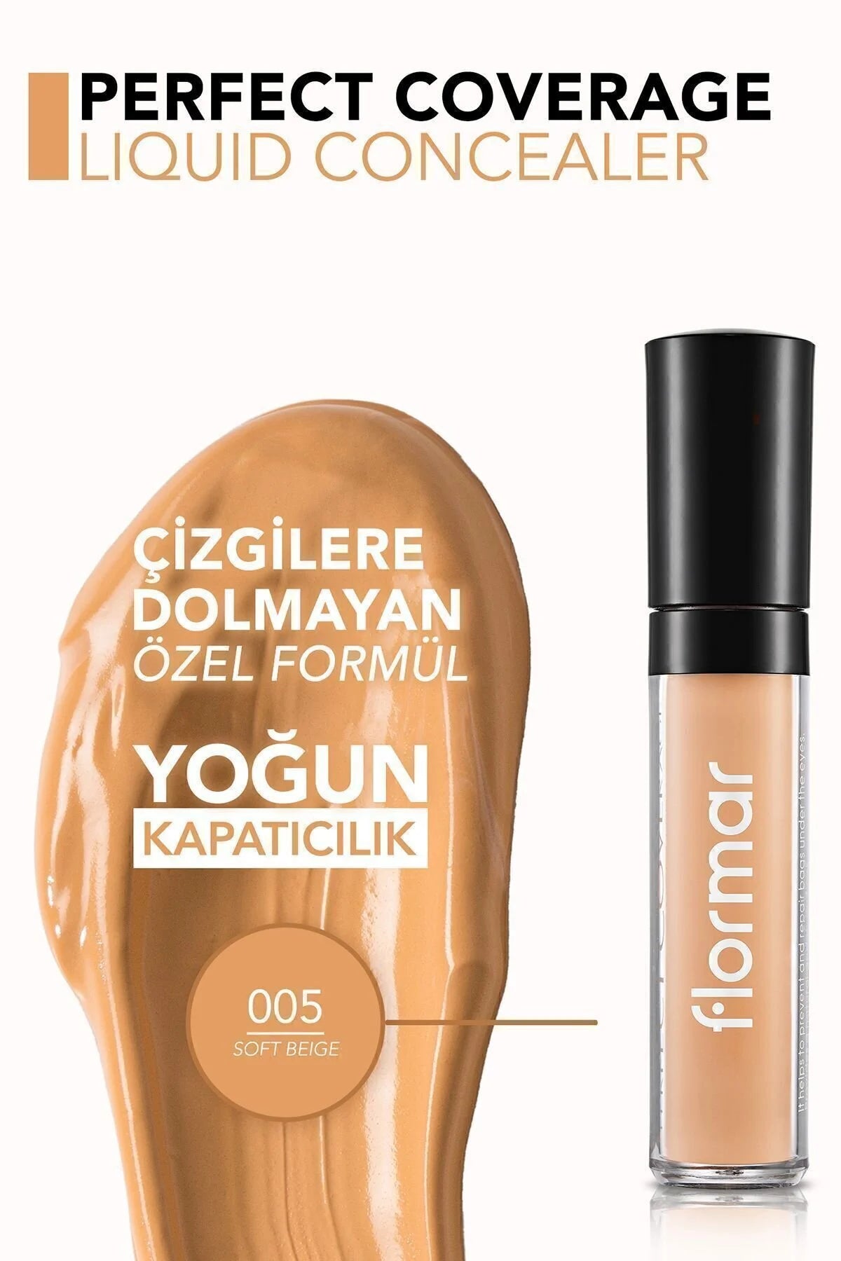 Flormar Perfect Coverage / Koyu Halka Likit Kapatıcı ürün detay görseli