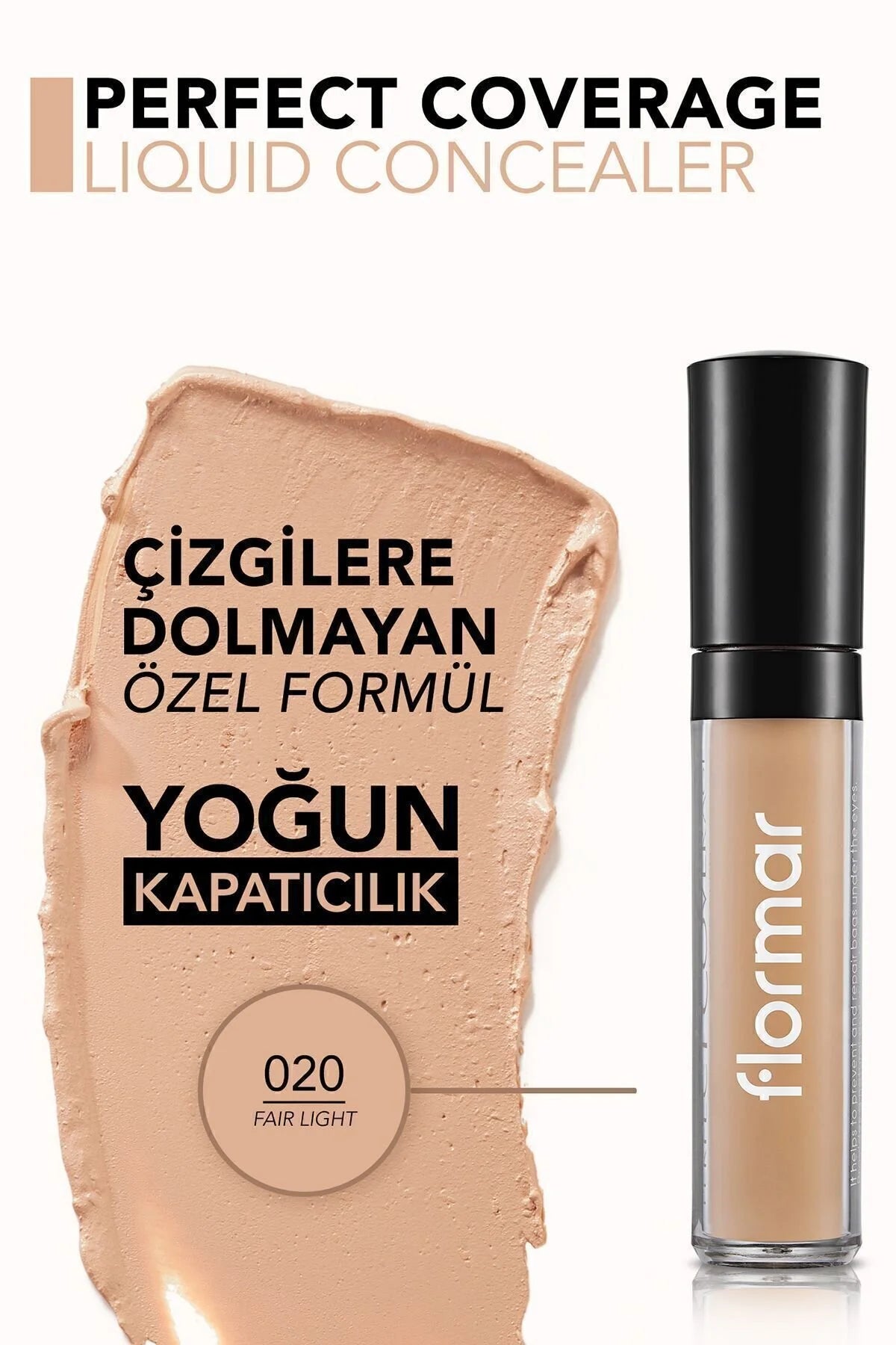 Flormar Perfect Coverage / Koyu Halka Likit Kapatıcı ürün detay görseli