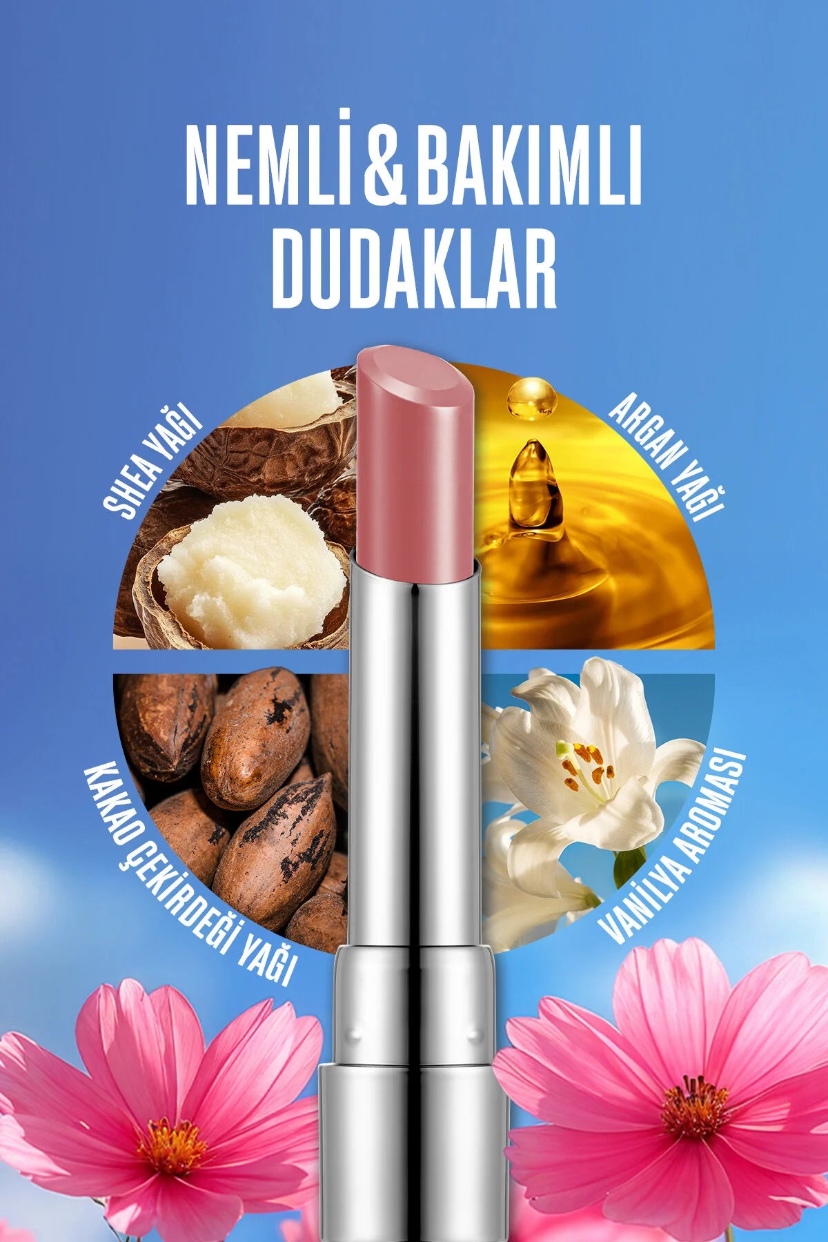 Flormar Sheer Up Nemlendirici Yarı Transparan Ruj - 013 Gaia