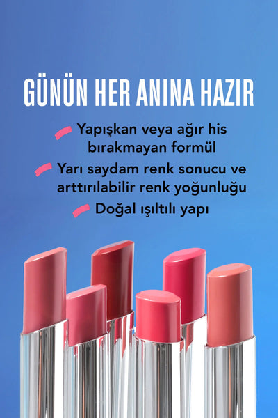 Flormar Sheer Up Nemlendirici Yarı Transparan Ruj - 013 Gaia