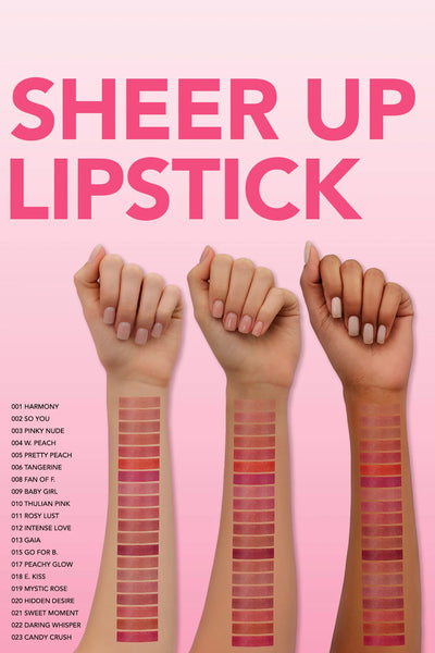 Flormar Sheer Up Nemlendirici Yarı Transparan Ruj - 013 Gaia