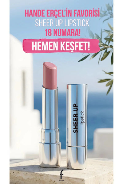 Flormar Sheer Up Nemlendirici Parlak Ruj - 018 Enchanted Kiss