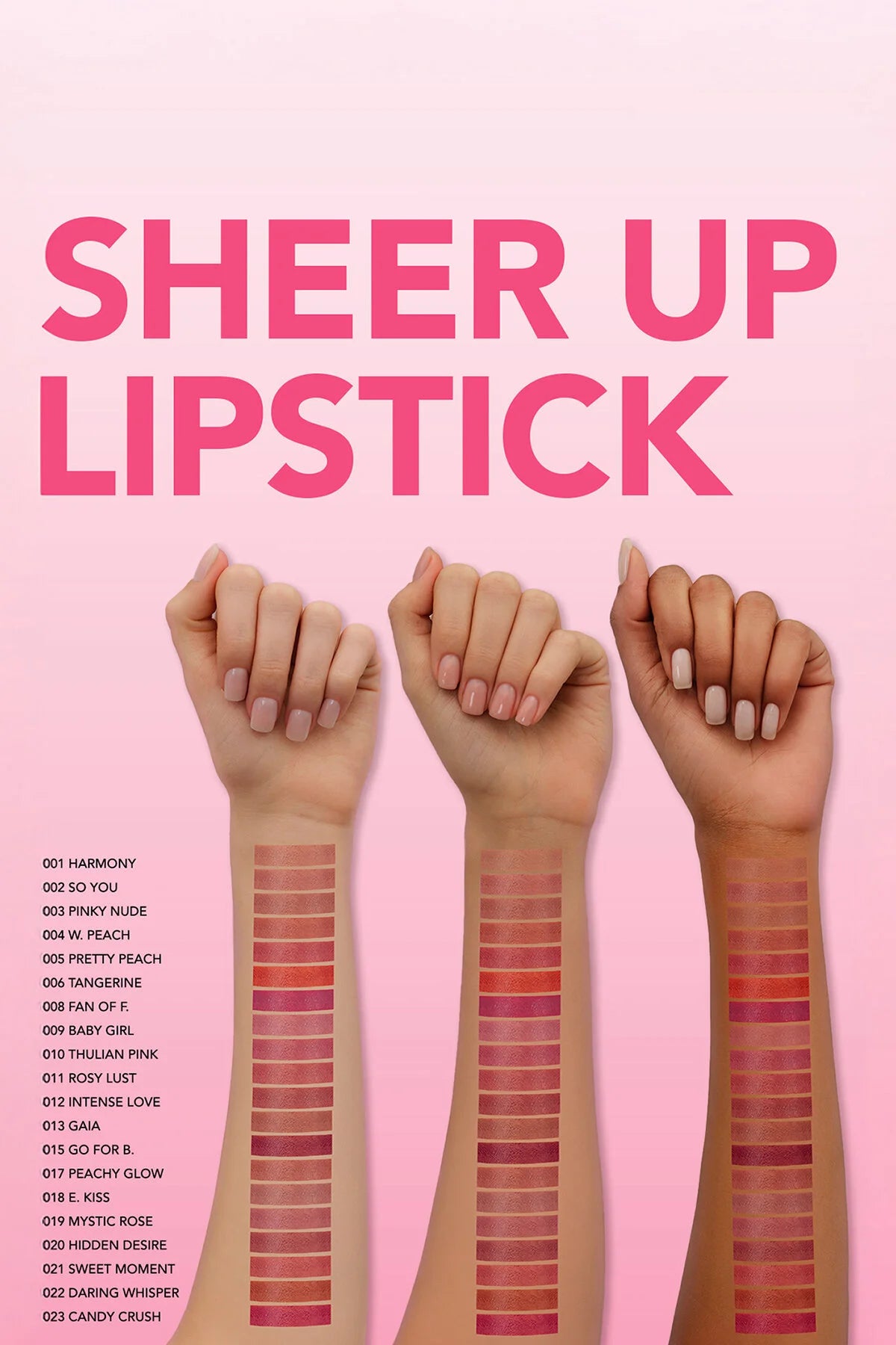 Flormar Sheer Up Nemlendirici Parlak Ruj – SLS-012 Intense Love