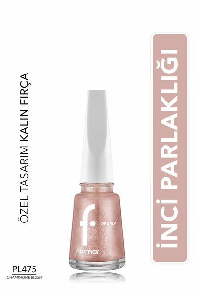 Flormar Pearly Oje Champagne Blush önden görünüm