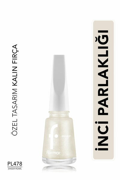 Flormar Pearly Oje Sheer Pearl önden görünüm