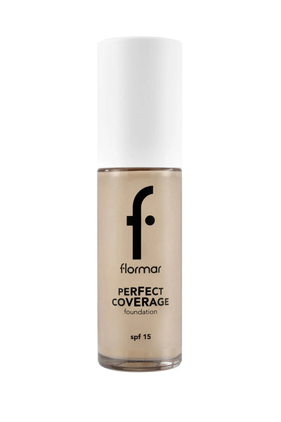 Flormar Perfect Coverage Fondöten Light Ivory arka etiket içerik listesi