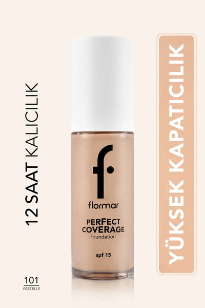 Flormar Perfect Coverage Fondöten Pastelle önden görünüm