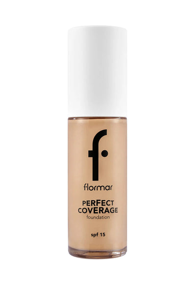 Flormar Perfect Coverage Fondöten Medium Beige ambalaj görünümü
