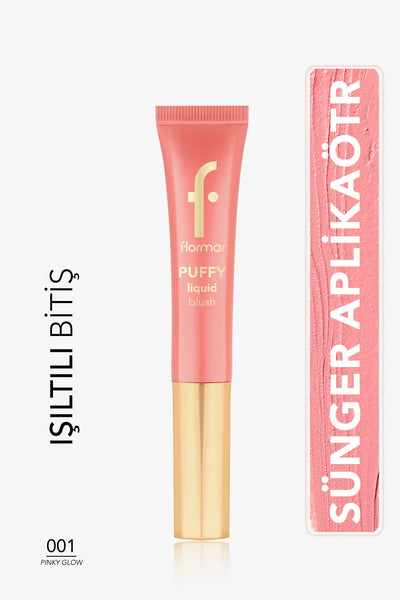 Flormar Puffy Likit Allık 001 Pinky Glow önden görünüm