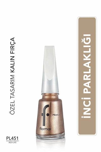 Flormar Pearly Oje Rich Life önden görünüm
