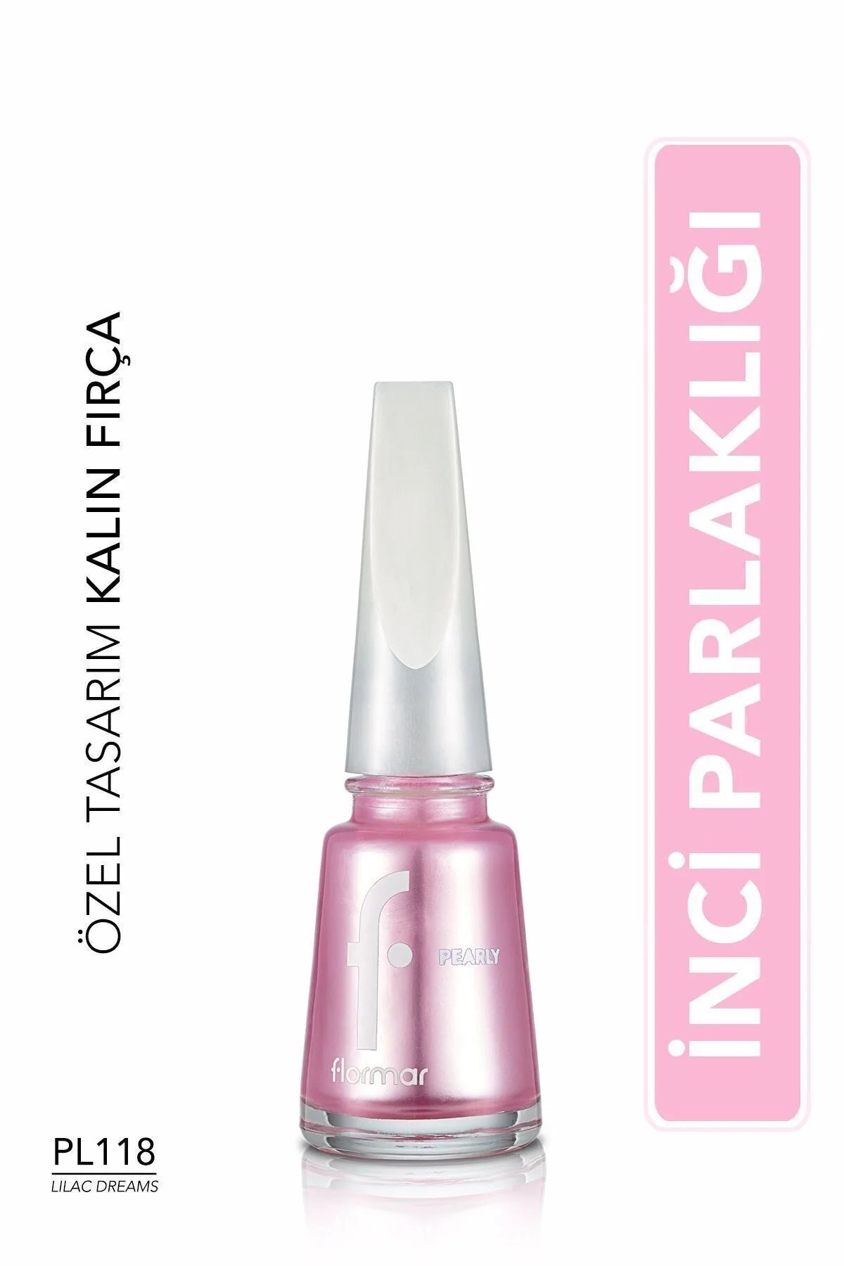 Flormar Pearly Oje Lilac Dreams önden görünüm