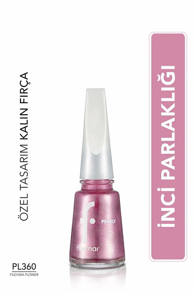 Flormar Pearly Oje Fuchsia Flower önden görünüm