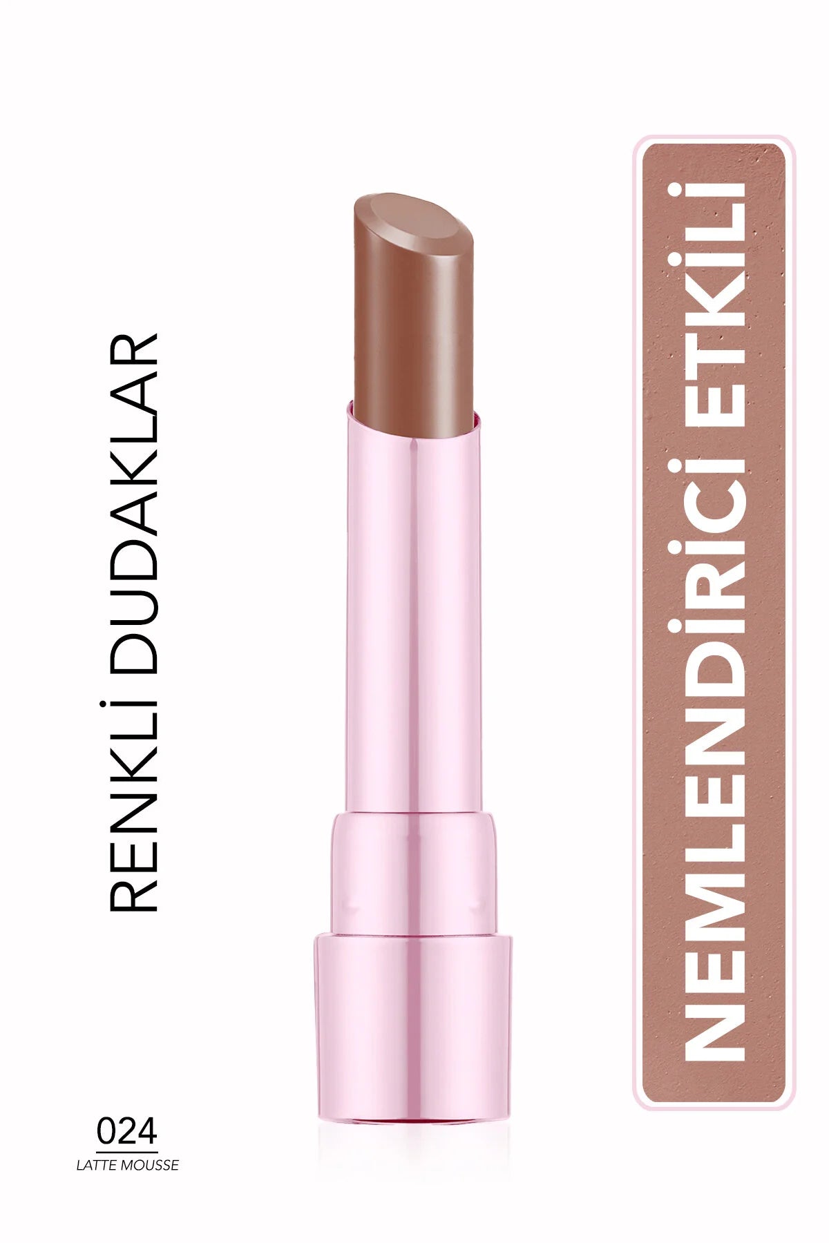 Flormar Sweet Escape Ruj 024 Latte Mousse önden görünüm
