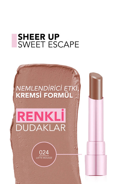 Flormar Sweet Escape Ruj 024 Latte Mousse detay görünüm