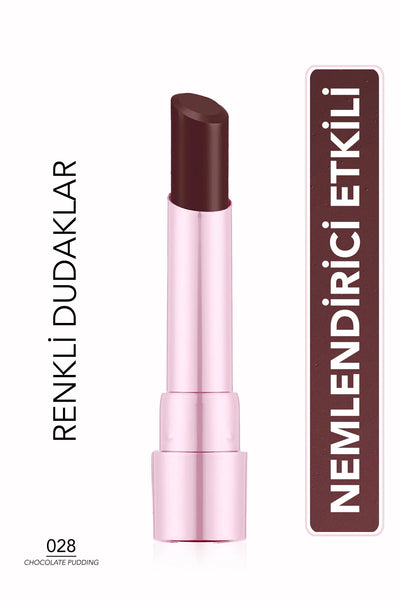 Flormar Sweet Escape Ruj 028 Chocolate Pudding önden görünüm